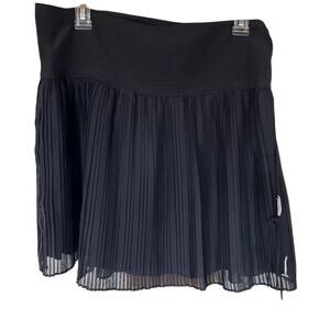 Australian Designer: FLANNEL America Mini Pleated SKIRT Black size 2